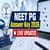 NBEMS NEET PG 2026 Answer Key SOON Live Updates: Direct Link, Response Sheet, Result at natboard.edu.in